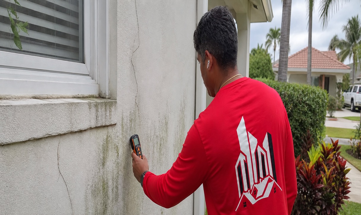 Home waterproofing inspection before hurricane season in Miami