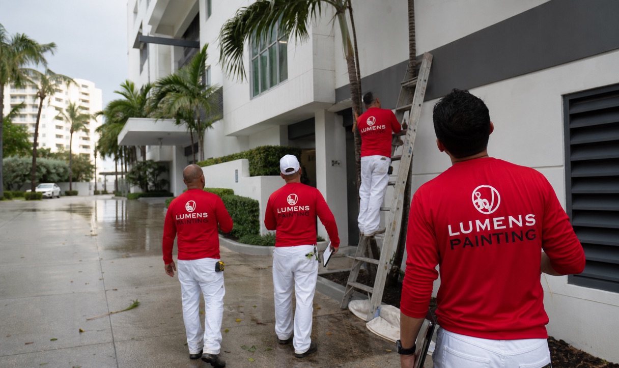 Post hurricane property inspection for painting and waterproofing in Miami