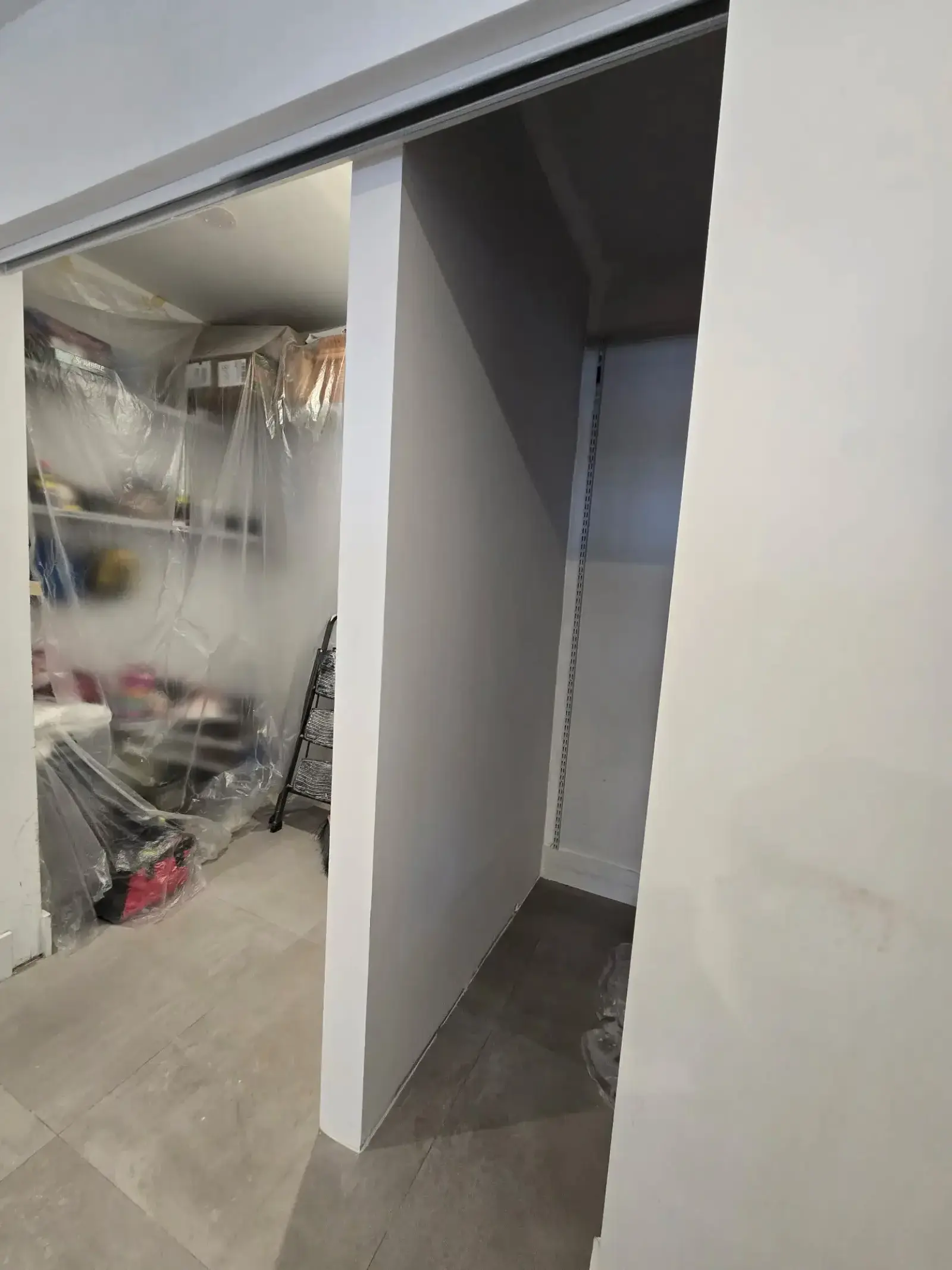 Closet Wall Demolition, Installation and Painting, handyman services project photo 29
