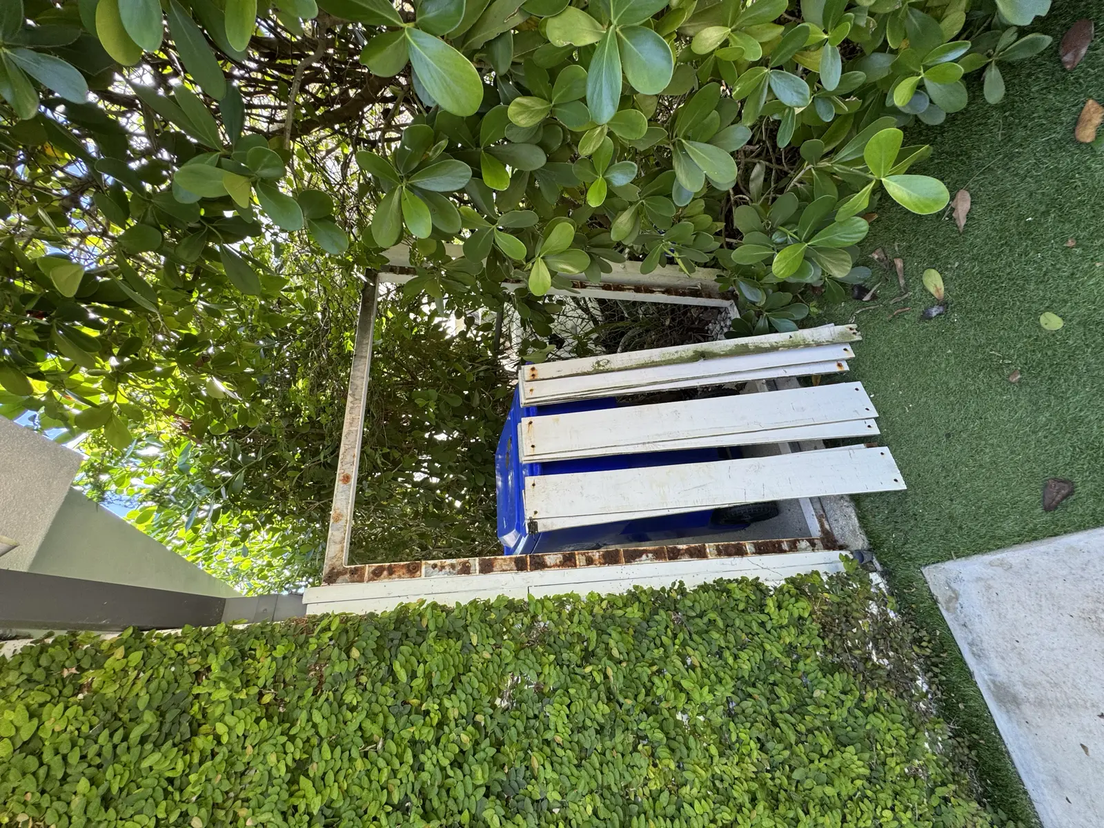 Wood Fence Repair and Painting, handyman services project photo 9