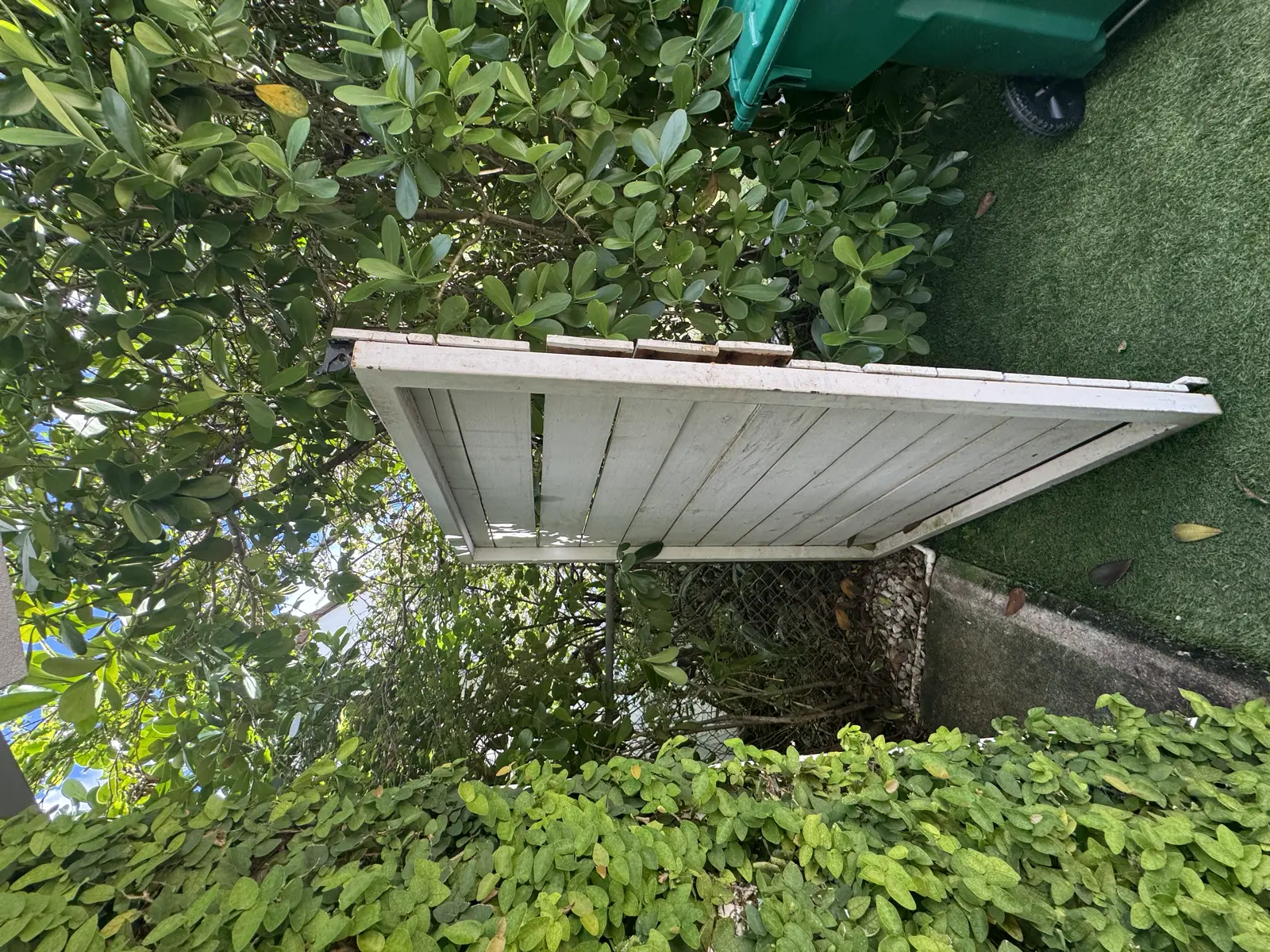 Wood Fence Repair and Painting, handyman services project photo 19
