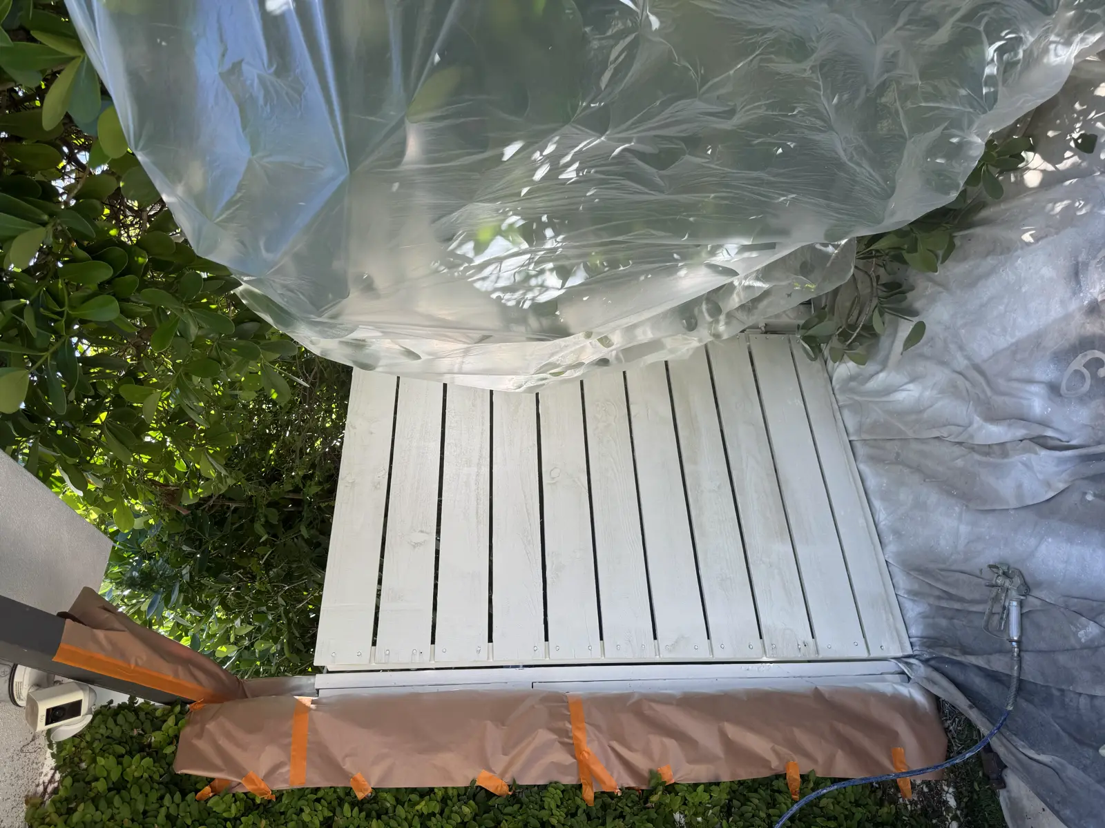 Wood Fence Repair and Painting, handyman services project photo 28