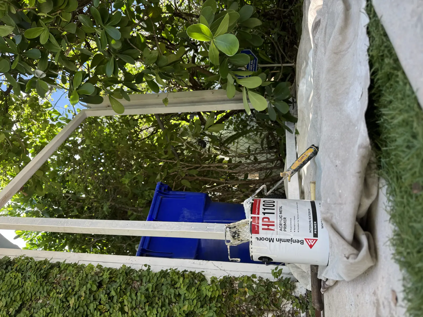 Wood Fence Repair and Painting, handyman services project photo 34