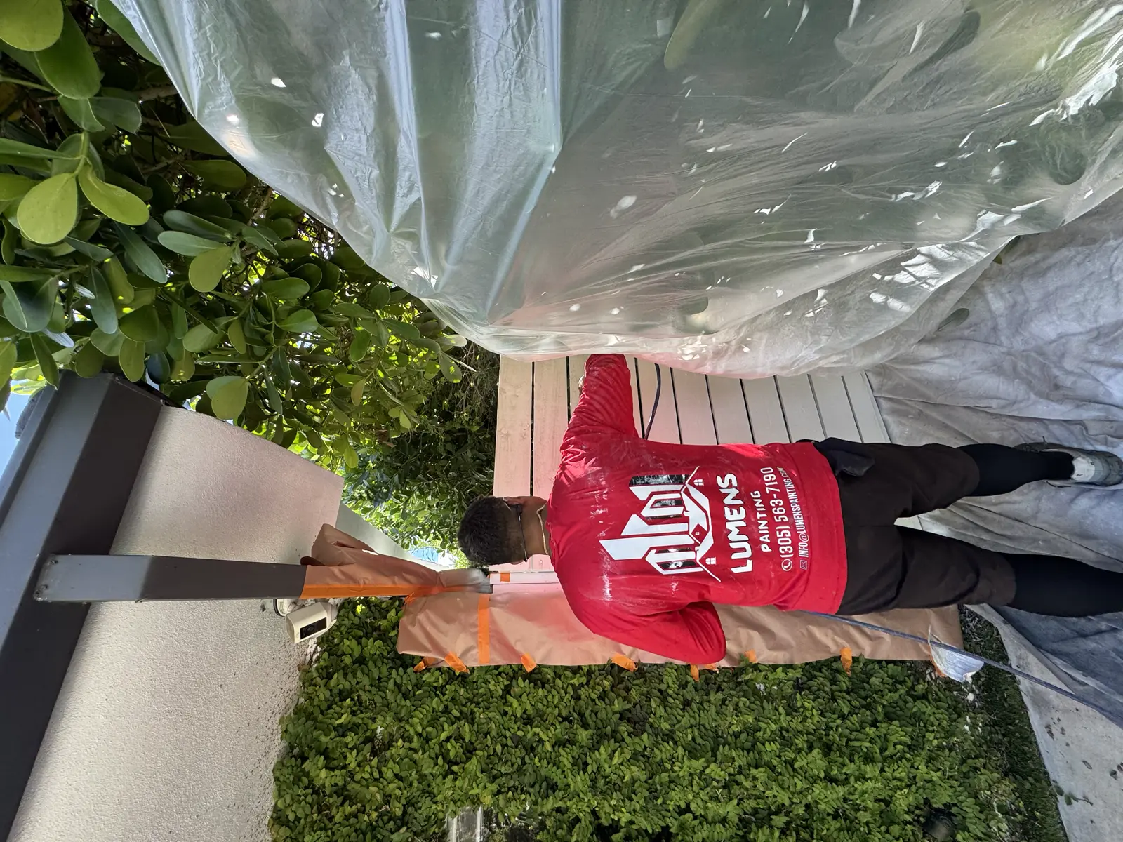 Wood Fence Repair and Painting, handyman services project photo 42
