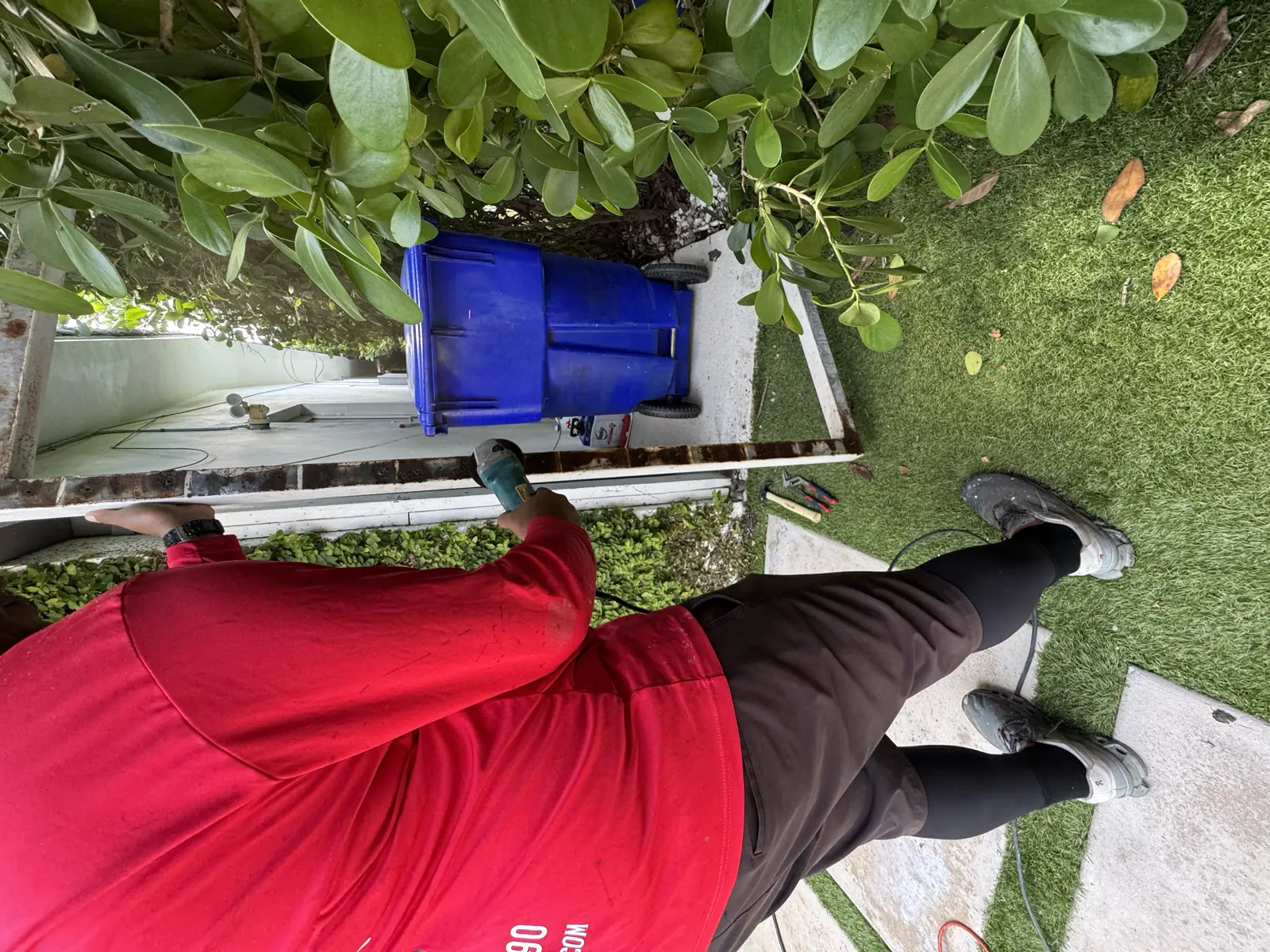 Wood Fence Repair and Painting, handyman services project photo 46