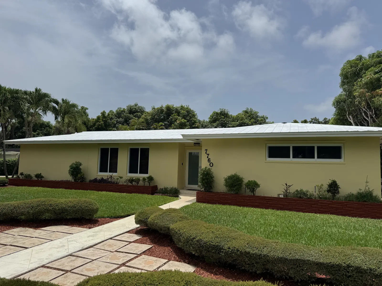 White Metal Roof Coating Restoration, roof coating project photo 3