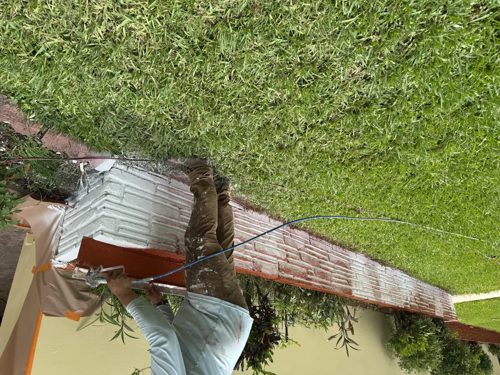 White Metal Roof Coating Restoration, roof coating project photo 11