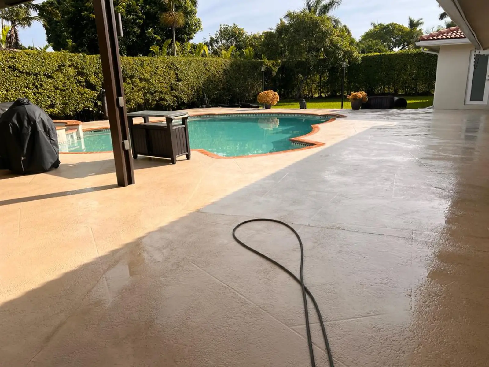 Concrete Walkway Pressure Washing, pressure washing project photo 1