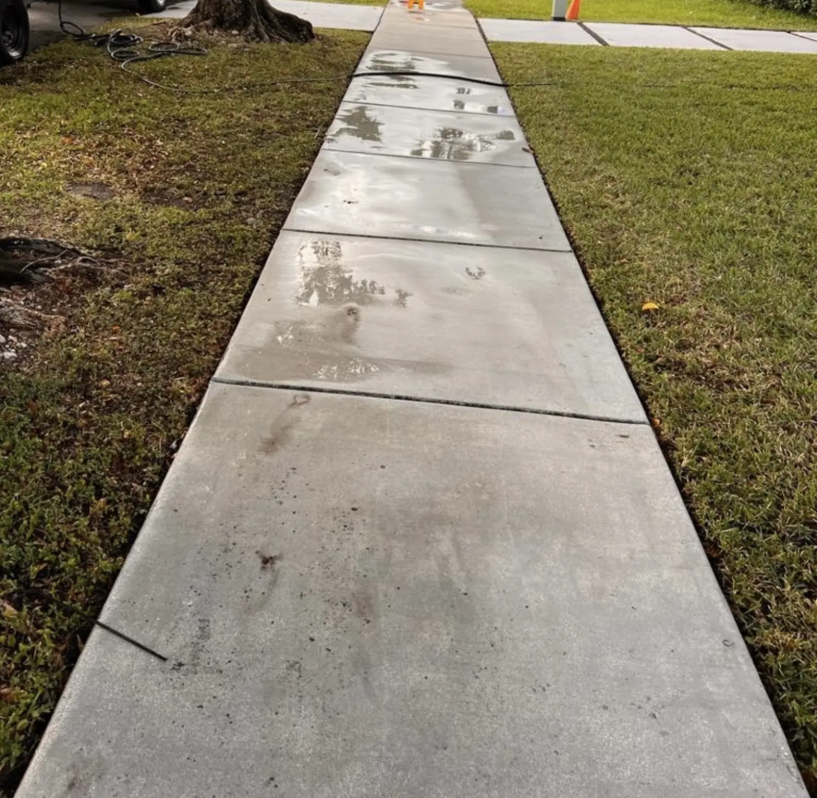 Outdoor Hardscape Cleaning Project, pressure washing project photo 1