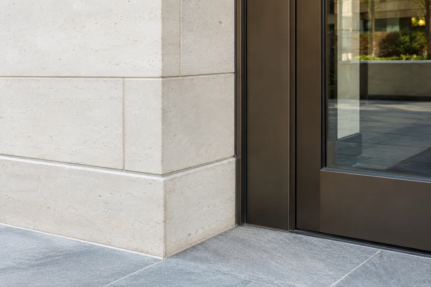 Commercial exterior painting masonry and metal detail in Miami-Dade — AI-generated illustration