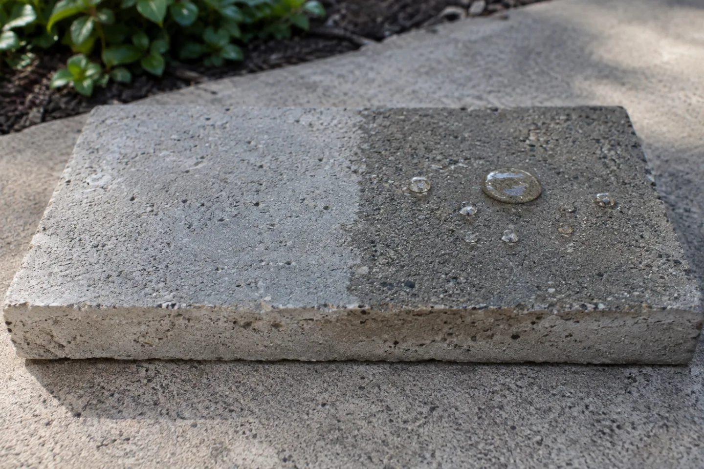 Concrete sealing sealer test area in Miami-Dade — AI-generated illustration