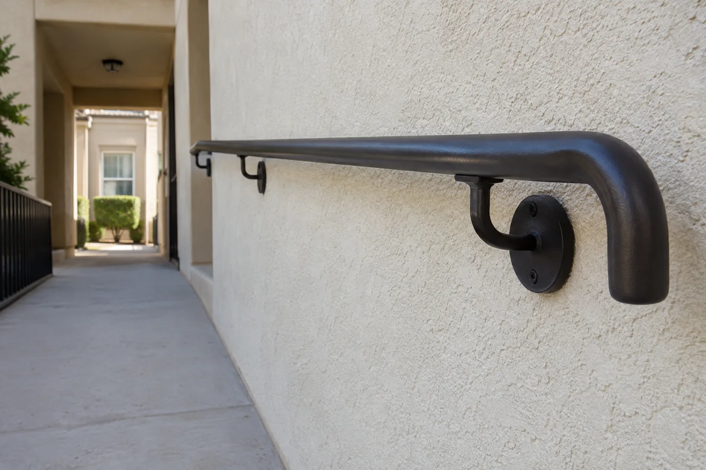 HOA and condo painting railing and wall detail in Miami-Dade — AI-generated illustration
