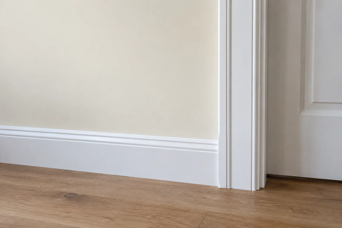 Interior painting trim and wall detail in Miami-Dade — AI-generated illustration