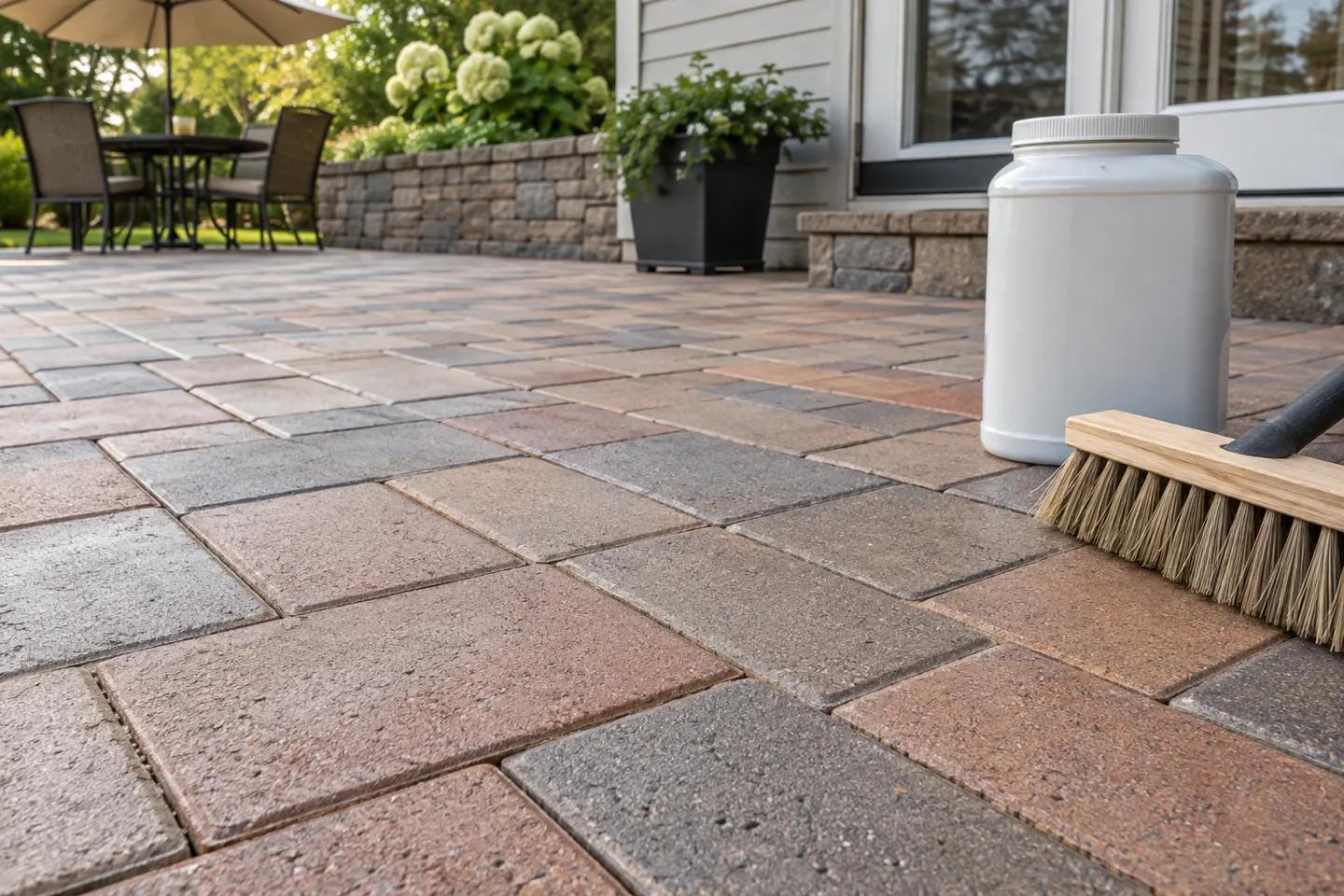 Sealing services hardscape preparation in Miami-Dade — AI-generated illustration