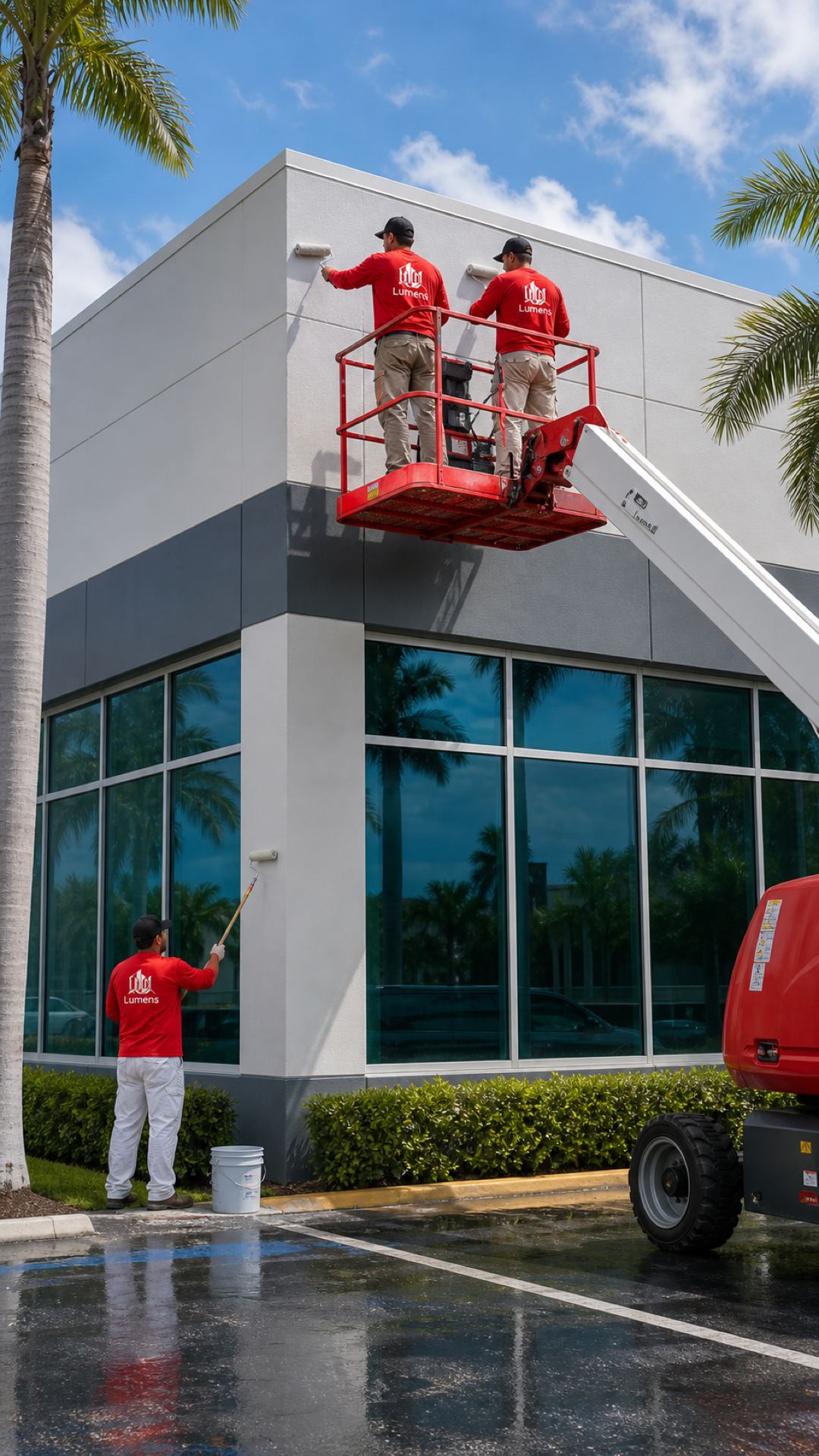 Commercial Exterior Painting in Miami-Dade, FL Lumens Painting