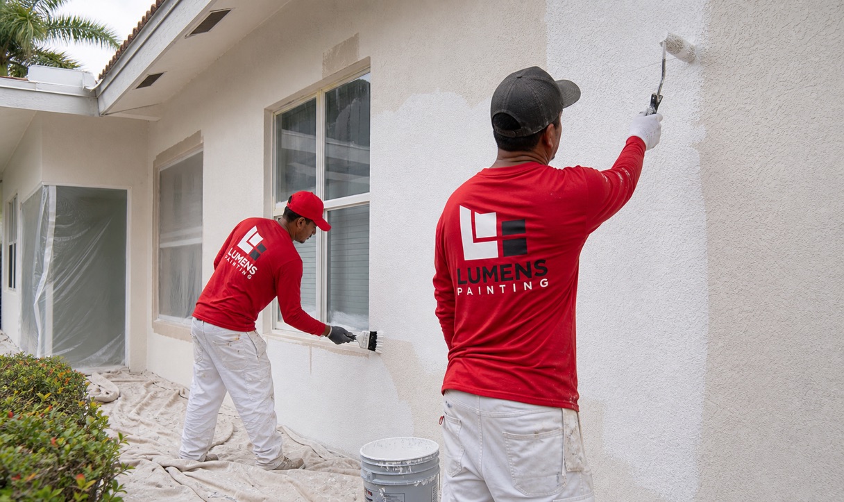 Stucco waterproof coating for wind driven rain protection in Miami