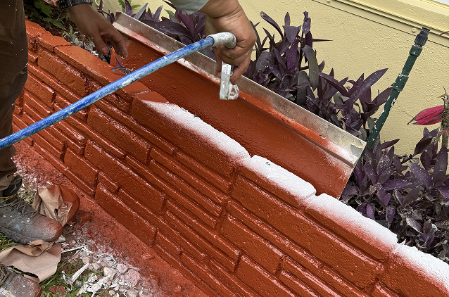 Exterior detail painting